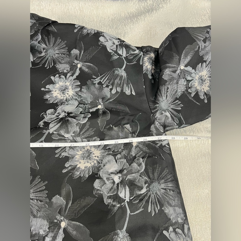 Isaac Mizrahi Live! Woven Floral Jaquard Jacket with Fleece Lining, size M, NWOT - Picture 6 of 12